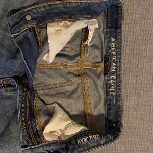 Like new, barely worn. Distressed Mom Jeans